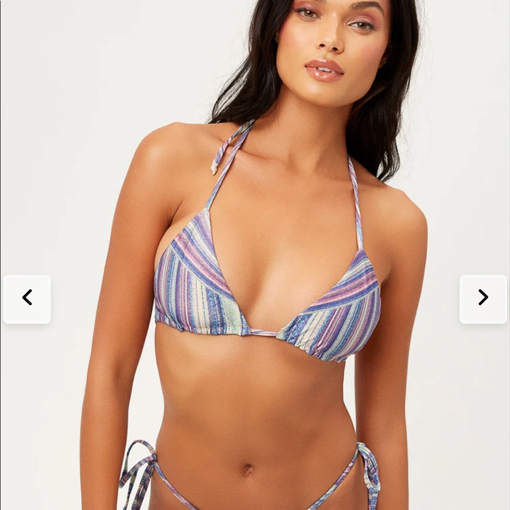 Frankie’s Bikini Set in Shimmy Blue